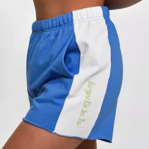 MAYFAIR 2 PC SET Hoodie Cropped + Sweatshorts Everyone Else Isn't You Size S/XS - Picture 5 of 16